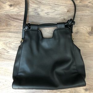 Anthropologie vegan leather shoulder bag